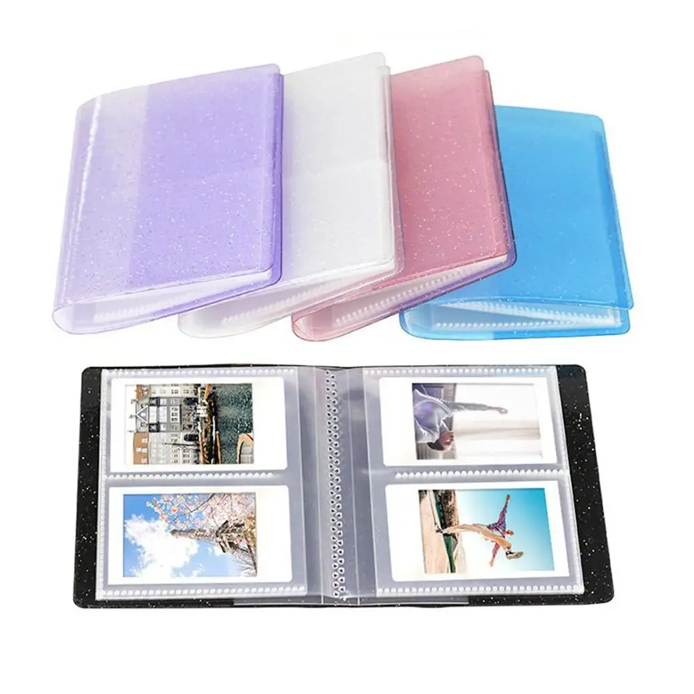 

Photo Albums 64 Pockets Book Album for Fujifilm Instax Instant Mini 11 9 8 7s 70 25 50s 90 Mini Films 3/4 Inch Photo Paper