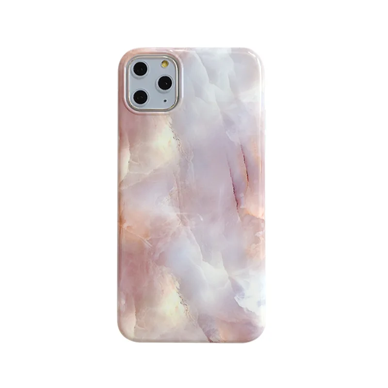 

Fashion Matte Marble Texture Stone Phone Case For iPhone 11 11Pro Max X XR XS Max 7 8 Plus Soft IMD Silicone Back Cover