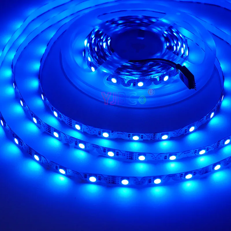 Гибкая светодиодная лента типа S 12 В 5 м 48 светодиодов/м 60 SMD 5050 RGB белый/теплый