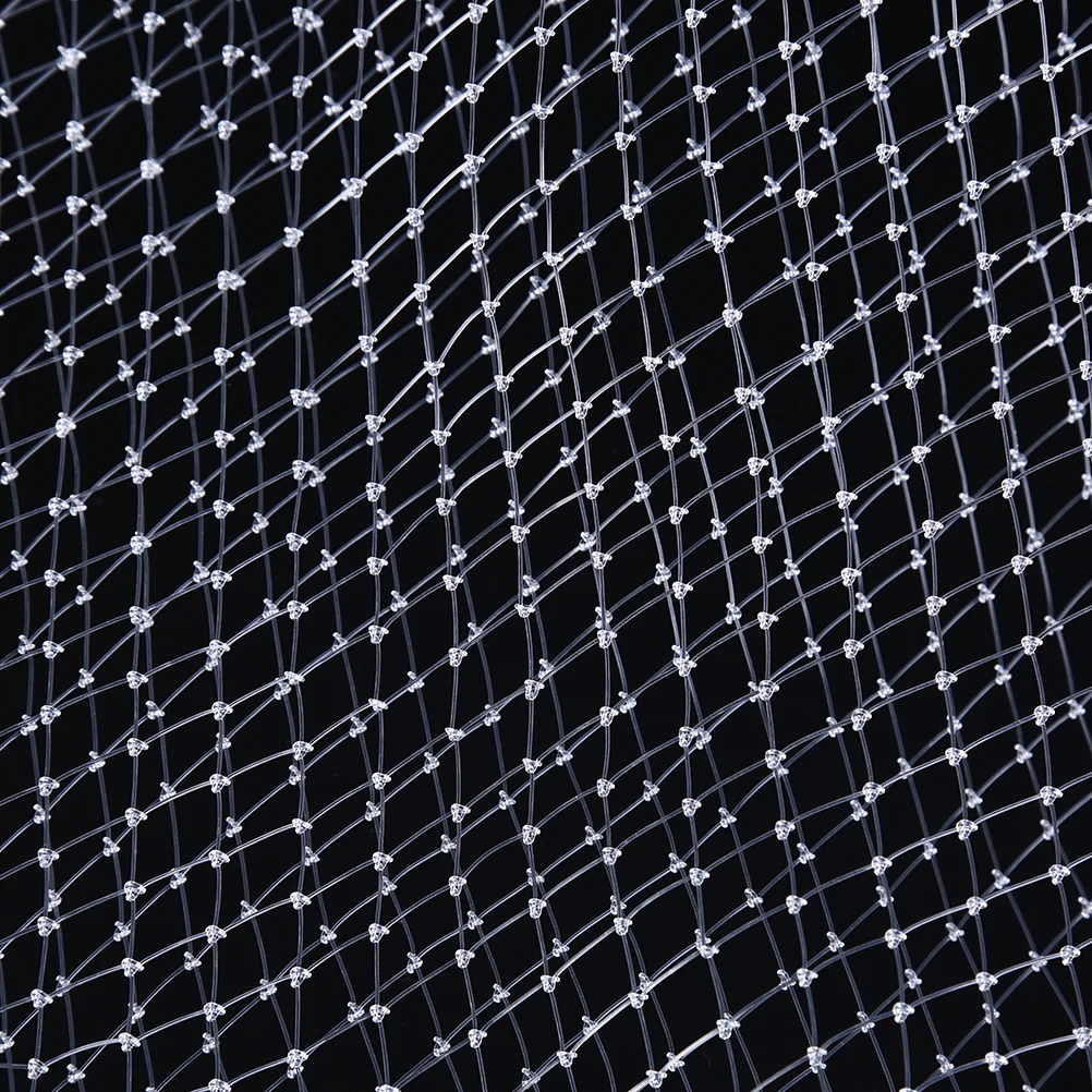

2021 New Nylon Net Small Hole Diameter Portable Fishing Net Mesh Hole Net Collapsible Hole Fishing Tools 30/40/50/60cm