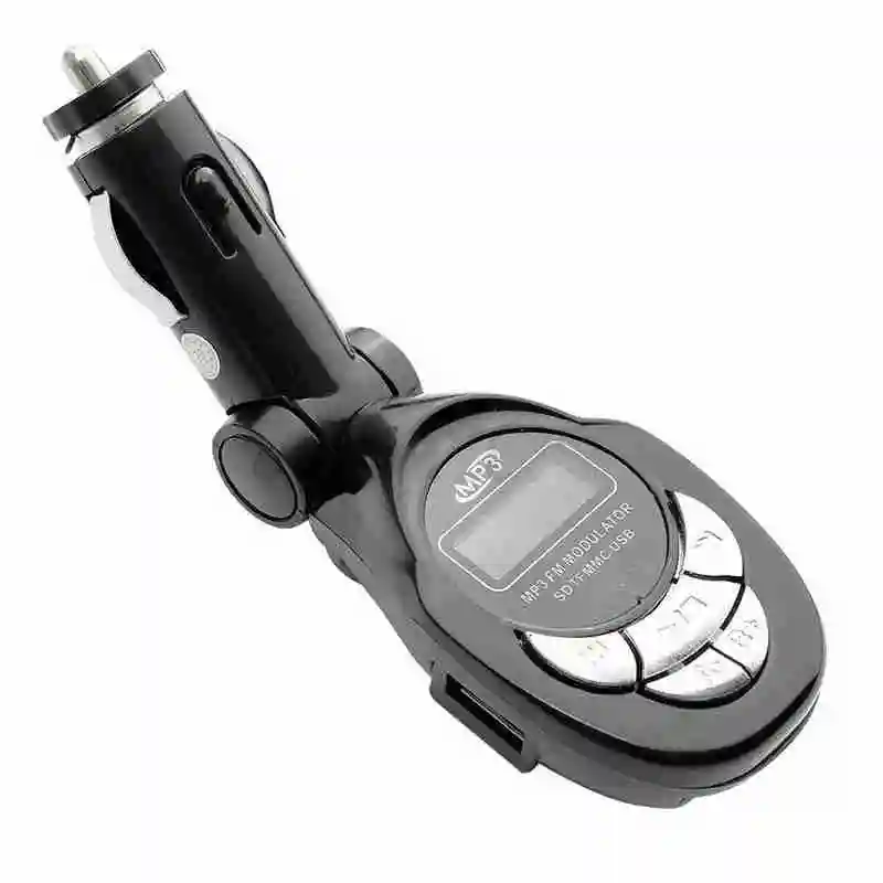 Автомобильный комплект USB адаптеров беспроводной Bluetooth FM передатчик черный Аудио