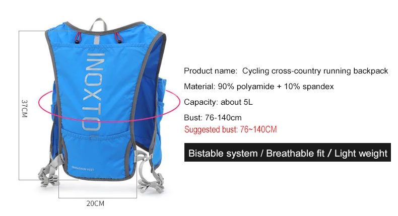 2021 NEW Ultralight Cross-country Riding Bicycle Backpack Marathon Running Bag Bike Back Pack Cycling Rucksack Sports Bag XA109Q