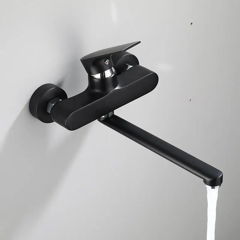 Настенный кухонный смеситель вращающийся для раковины с овощей настенный