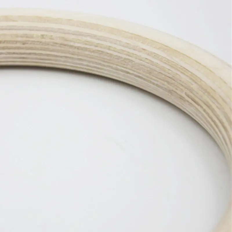 저렴한 휴대용 32mm 나무 나무 링 키트, 크로스핏 체조 링, 체육관 어깨 강도, 홈 피트니스 훈련 장비