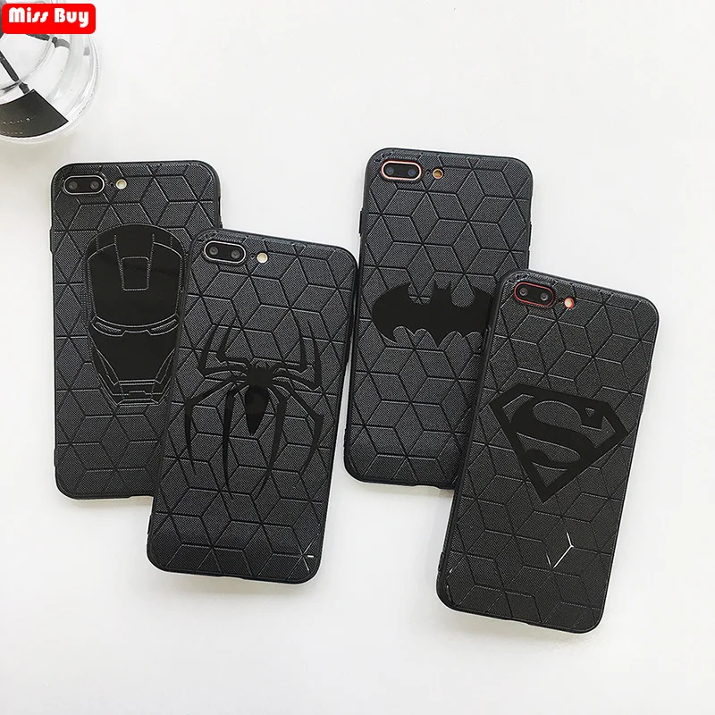 Marvel Мстители Капитан Америка щит супергерой чехол для iPhone 6 6s 7 8 Plus X 10 силиконовый