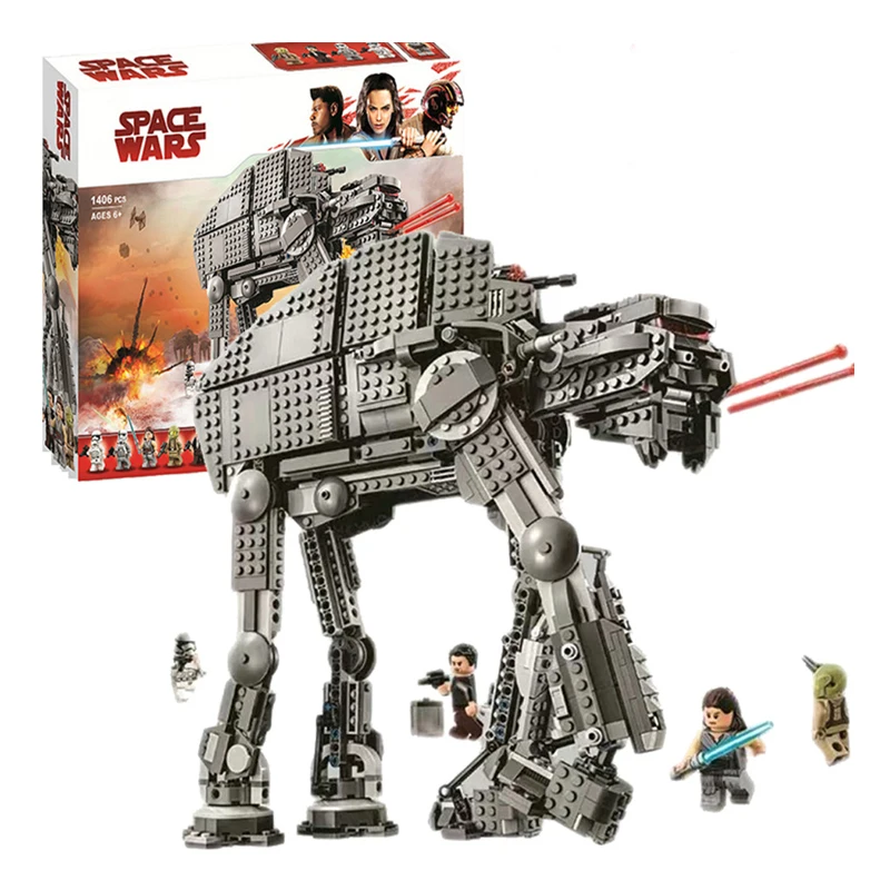 

10908 Star Series First Order Heavy Assault Walker Building Blocks with Figures Bricks Compatible 75189 DIY Toys