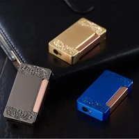 double straight into the lighter creative relief boutique inflatable windproof lighter adjustable fmale simplicity encendedores