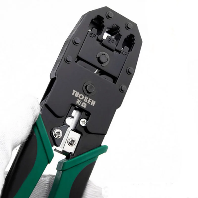 

RJ45 RJ12 RJ11 Cat5 Cat6 8P/6P/4P Portable Ethernet Network Cable Crimper Cutting Tools Kits Crimping Stripper Punch Down