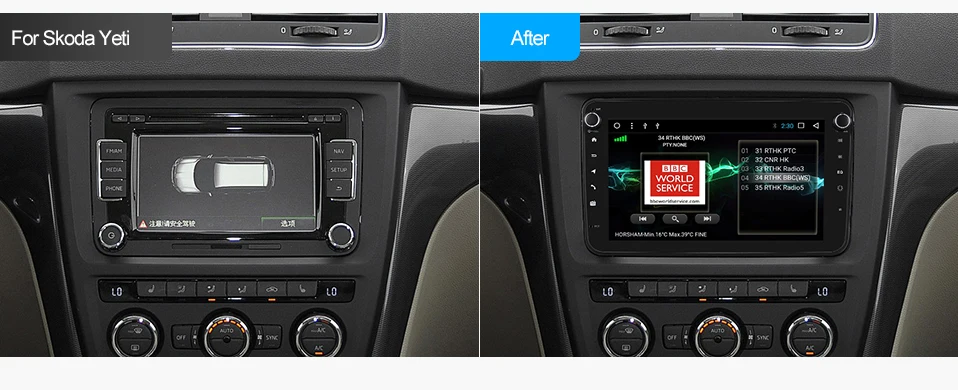 Asottu CDZ8060 android 8,1 автомобильный dvd gps навигатор для skoda для volkswagen golf polo tiguan passat 2 din gps плеер стерео