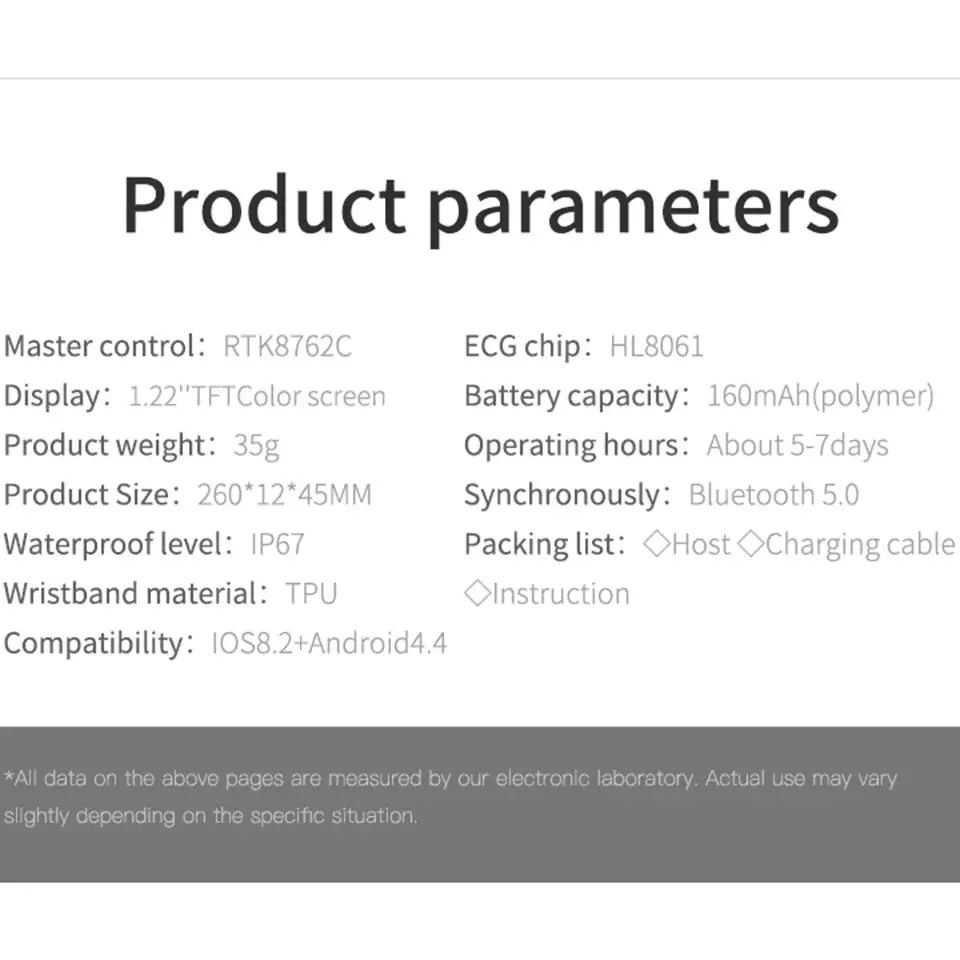 R2 Смарт-часы ECG+ PPG Bluetooth 5,0 браслет sphygmometer трекер активности для Android huawei Honor телефон Мужские Женские умные часы