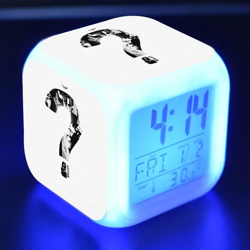 Светодиодный Будильник с цветным сенсорным свесветильник фигурка XXXTentacion