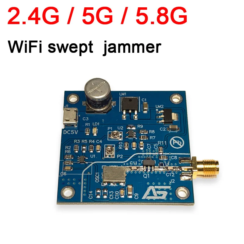 Экранированная макетная плата для усилителя мощности 2 4 ГГц 5 8 Wi Fi 5G ГГц|Детали и