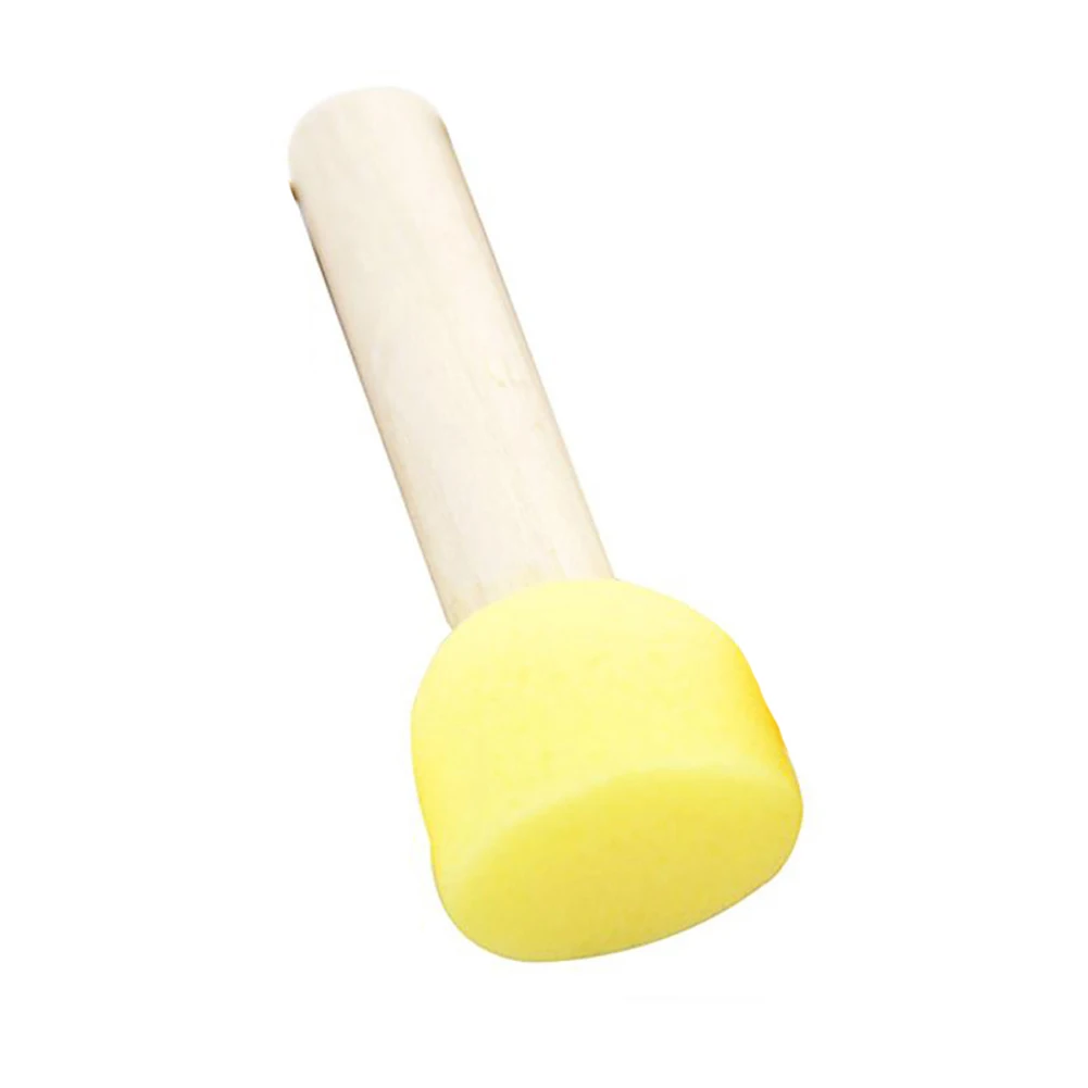 

4Pcs Wooden Handle Sponge Brushes Furniture Art Craft Painting Tools DIY Toys