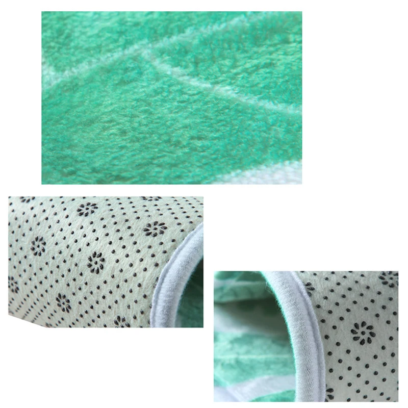 Тропические дождевики Придверные коврики с зелеными листьями противоскользящие