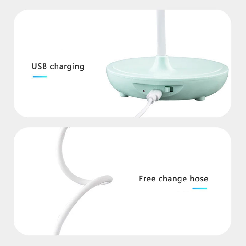 

LED LED Touch Console Lamp Desk Lamp Portable Touch Table Lamp 5V USB Powered Table Light Night Light Touch Foldable Lamp