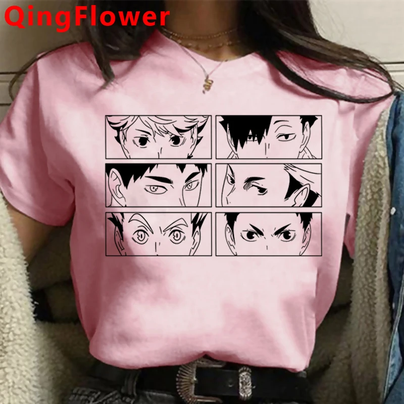 

Oya Oya Oya Haikyuu Kuroo Karasuno Fly High t shirt summer top male casual japanese couple harajuku vintage kawaii