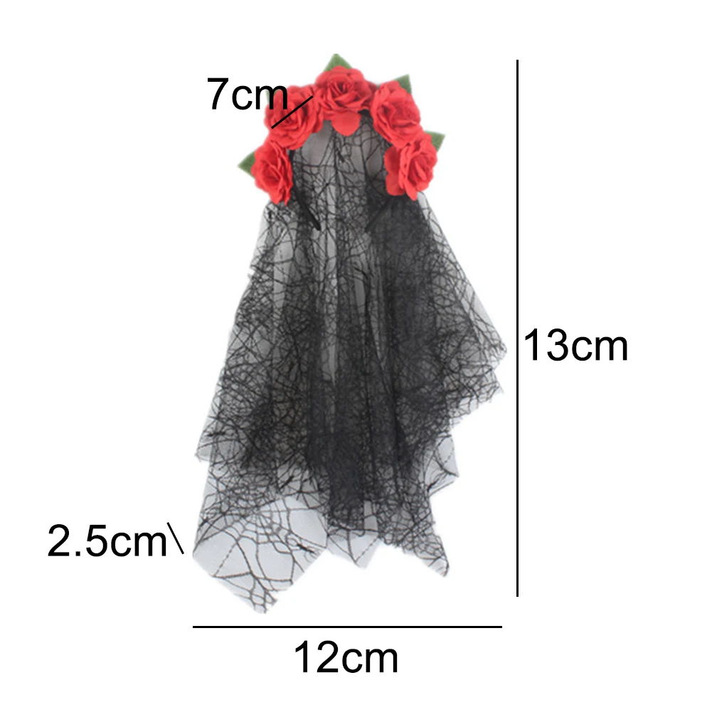 Женский ободок для волос с розами и паутином на Хеллоуин аксессуары 2019 | Детская