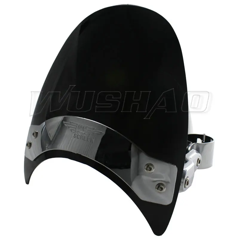 Ветровое стекло ветровой экран для 1985-2007 Yamaha V-max Vmax 1200 VMX1200 Virago XV 250 535 XV535 XV250 фиксированное переднее вилочное крепление экрана