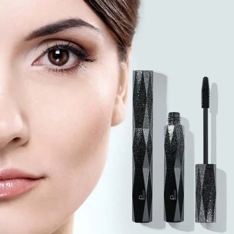 

Natural Mascara 4D Silk Fiber Lashes Professional Makeup Waterproof Long-wearing Thick Black Curling Mascara Makeup Tools TSLM2