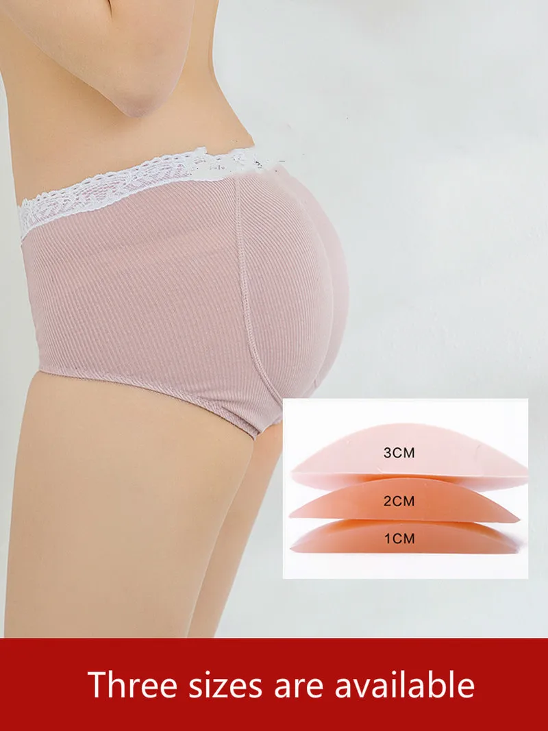 Silicone Fake Buttock Pants Women's Hip Artifact Sexy Peach Pad Raising Crossdresser Shemale Artificial Cosplay Latex Shapewear