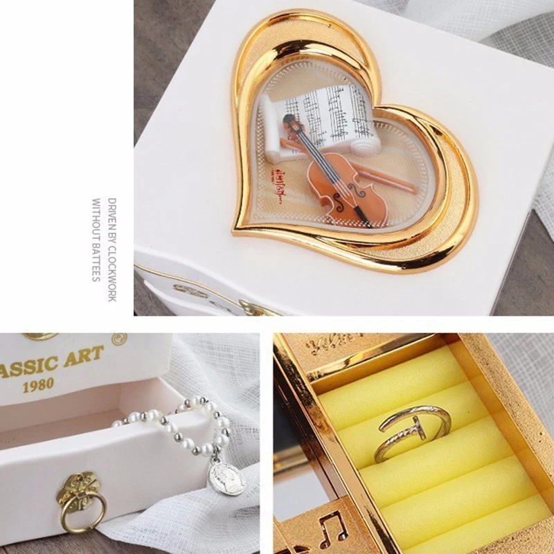 Классическая вращающаяся танцевальная балерина Музыкальная шкатулка для