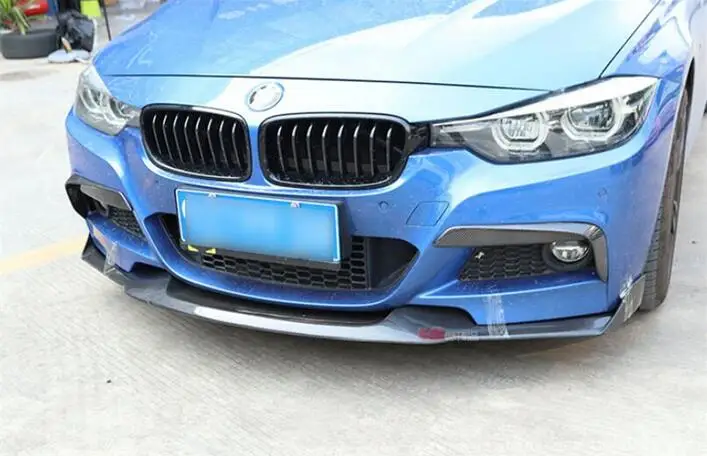 Для BMW 3 серии F30 F35 2012 2018 передний спойлер гриль бампер диффузор Спойлеры Высокое