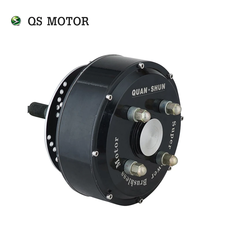 

QS Motor E-Car Motor 2000W 205 50H V1 type BLDC Brushless Hub Motor Single Shaft Hub Motor For Electric Car And Golf Car