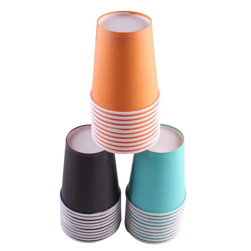 20 шт. одноразовые толстые бумажные стаканчики пищевого класса экологически