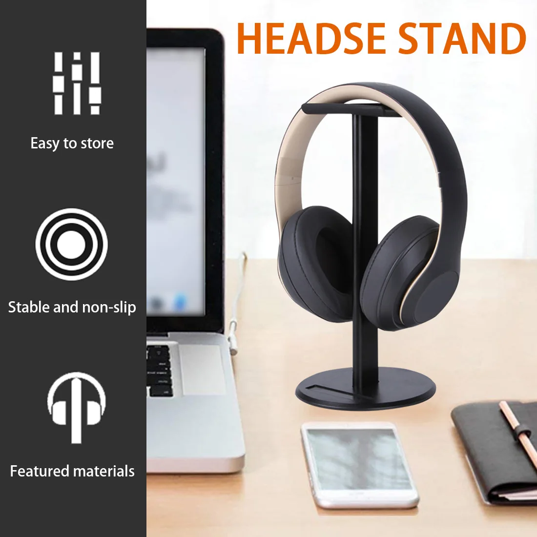 

Universal Fashion Headphone Hanger Headset Earphone Stand Holder For Airpods max Durable Personality Holder Shelf