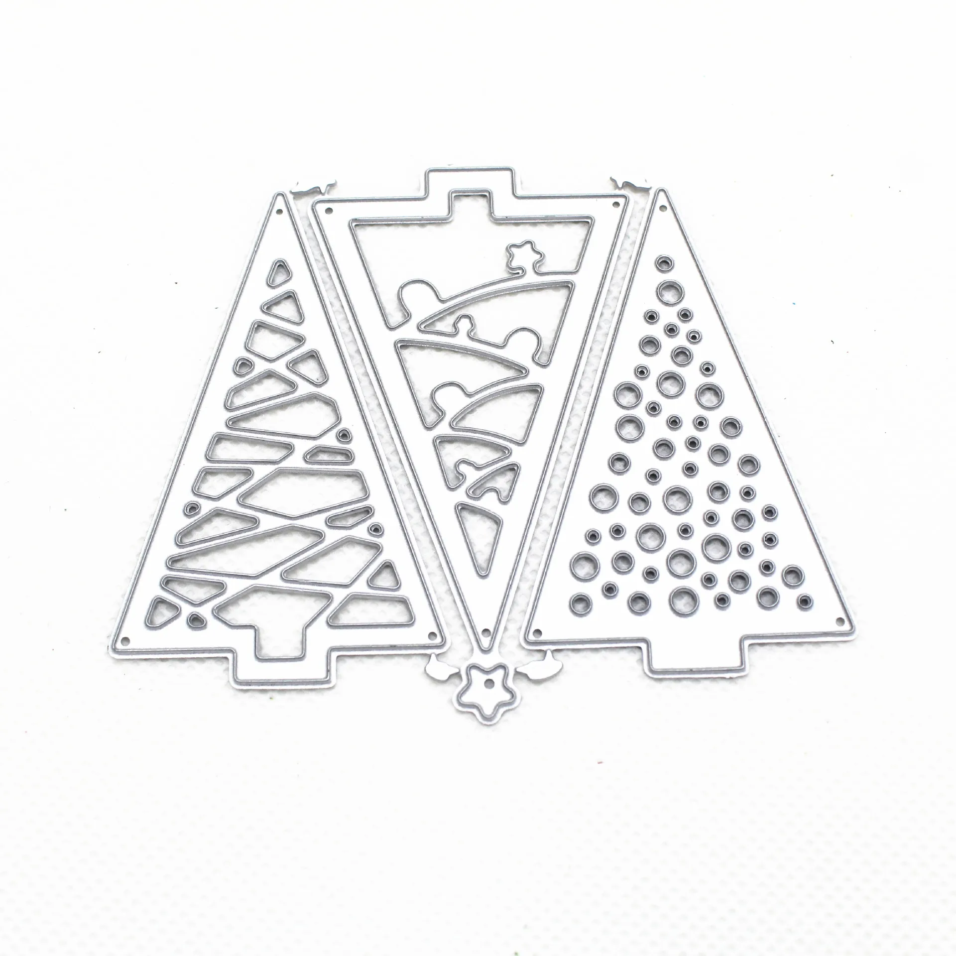 Новые металлические штампы для резки трех деревьев высечки декоративная форма