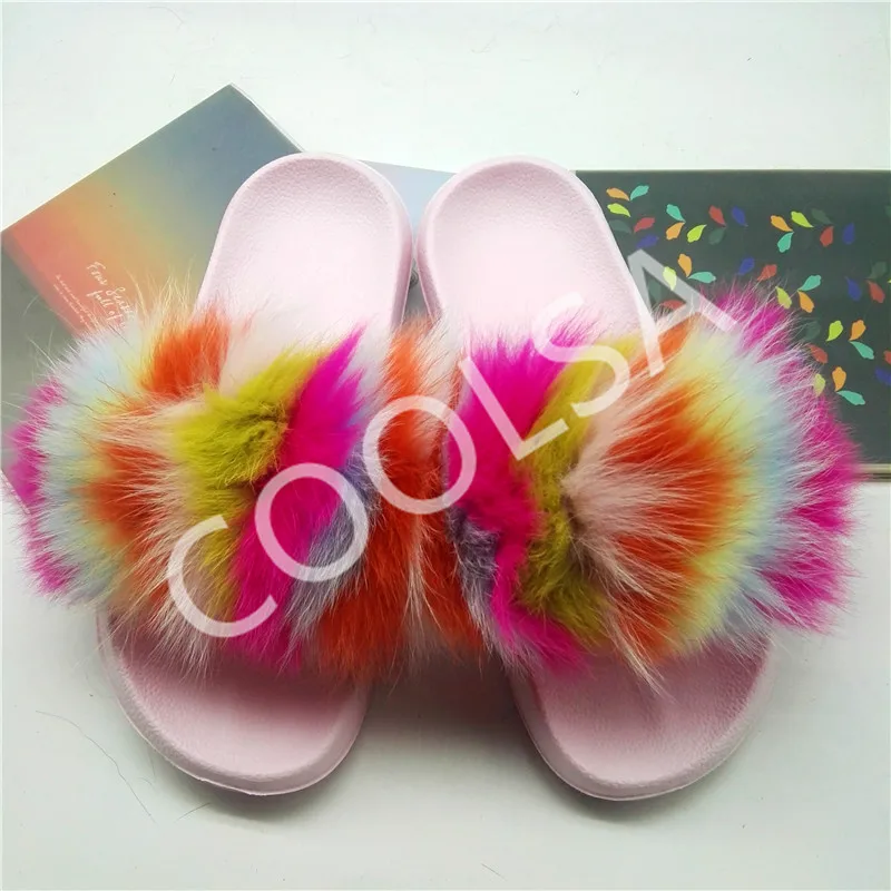Шлепанцы женские зимние плюшевые меховые сандалии симпатичные сланцы