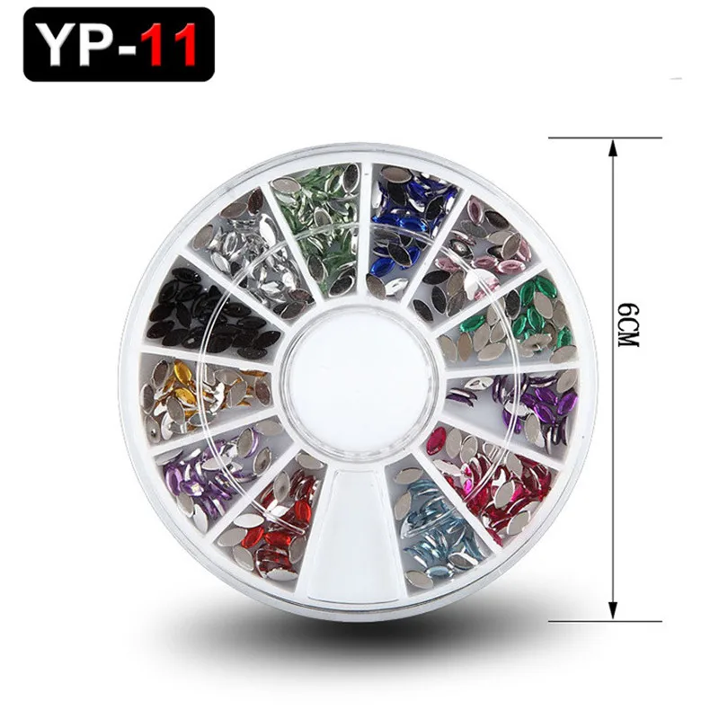 1 коробка Крошечные Круглые бусины украшение серебро золото 3D дизайн ногтей икра