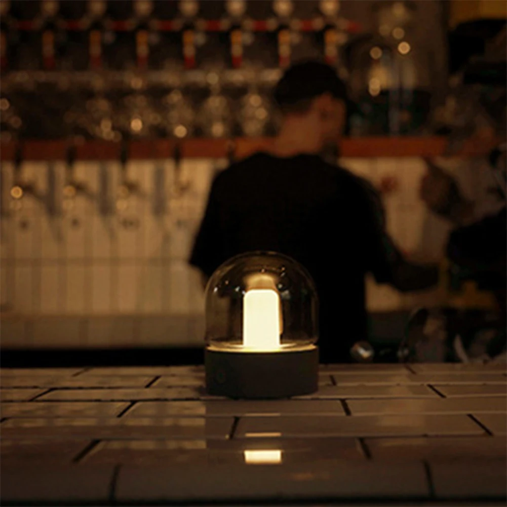 Лампа светодиодная Ночная с USB-зарядкой настольный Ретро светильник для создания