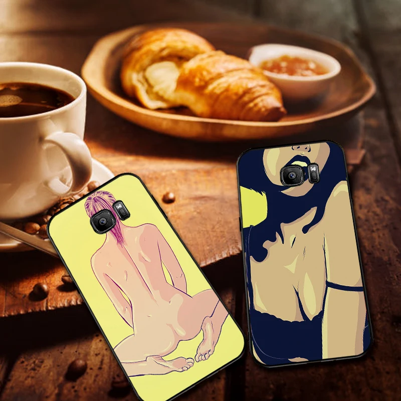 Пикантные властная татуировки для девочек Мягкий силиконовый чехол телефона