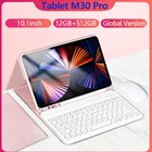 Женский планшет M30 Pro, 10,1-дюймовый планшет Android, ПК, планшеты Mtk6797, 10 ядер, 12 + 10,1 Гб ПЗУ, планшетный ПК, Windows, планшет