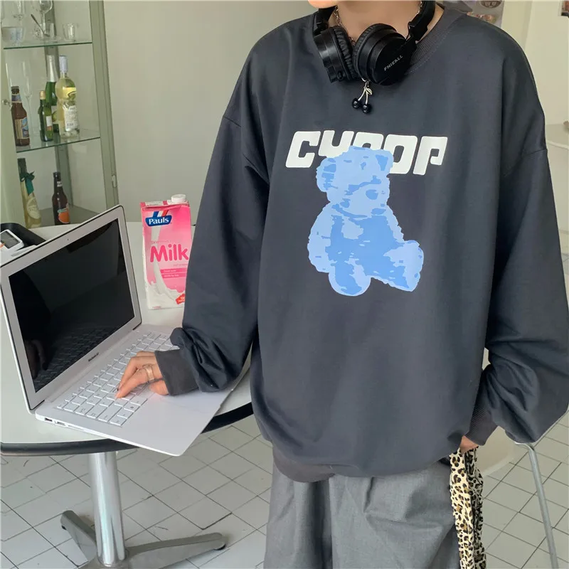 Oversized Hoodie Kawaii Clothes Sweatshirt Women Korean Fashion Women Sweetshirts Harajuku Hoodie Women Pullovers Vintage Autumn