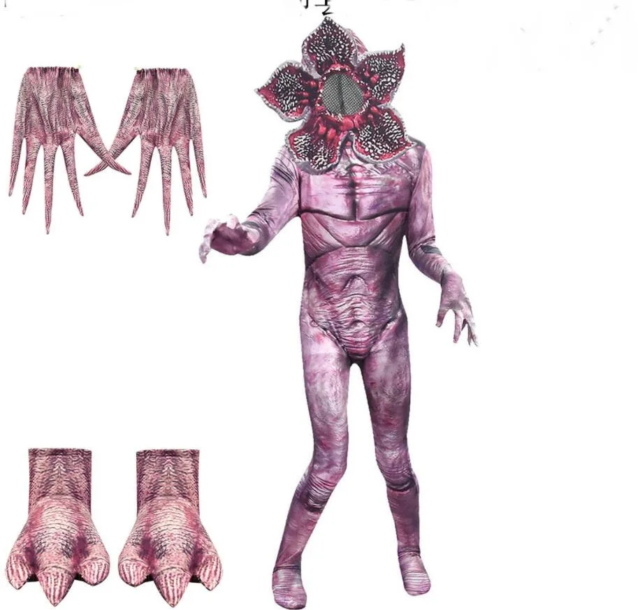 Demogorgon/костюм для Хэллоуина для детей, необычные вещи, человек-пожиратель, цветок, страшная крепостная маска, карнавальные Вечерние Маски - Цвет: model 1