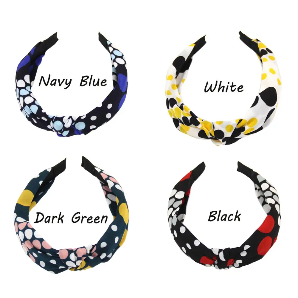 Рисунок 2 - разноцветные повязки для волос в горошек