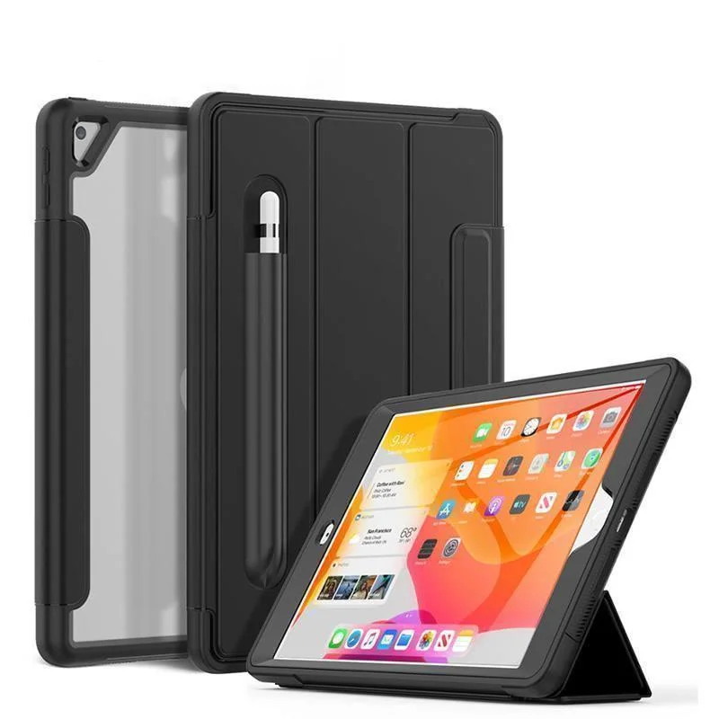 

Чехол для IPad 7-го 8-го поколения, чехол для 2019 2020 IPad 10,2, чехол с держателем для карандашей, смарт-чехол с автоматическим переходом в спящий режи...