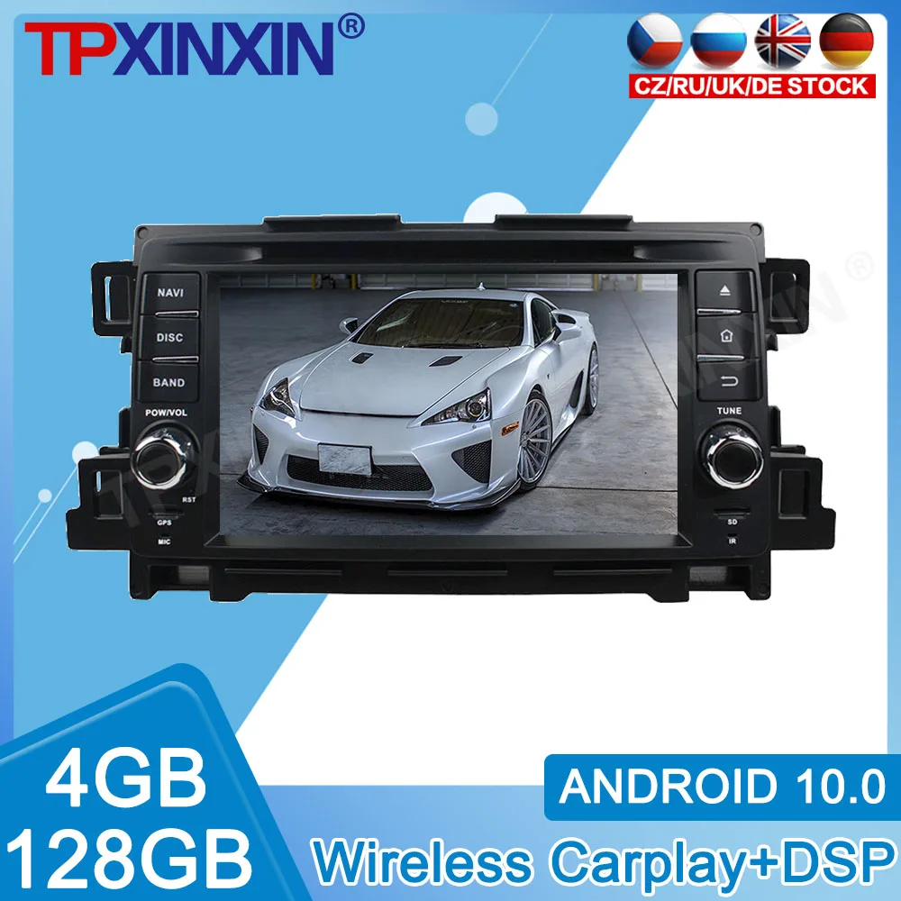 

Android 10 Carplay 4G + 128 ГБ для Mazda CX-5 2012-2013, радио рекордер DSP, мультимедийный IPS плеер, стерео головное устройство, GPS-навигация