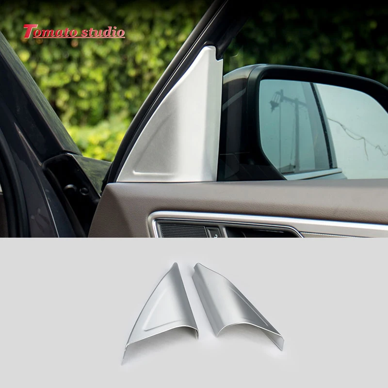 

For Volkswagen VW Teramont Atlas 2017 2018 2019 2020 ABS Chrome Inner Front Car Window Triangle Trim Cover Decoration 2PCS