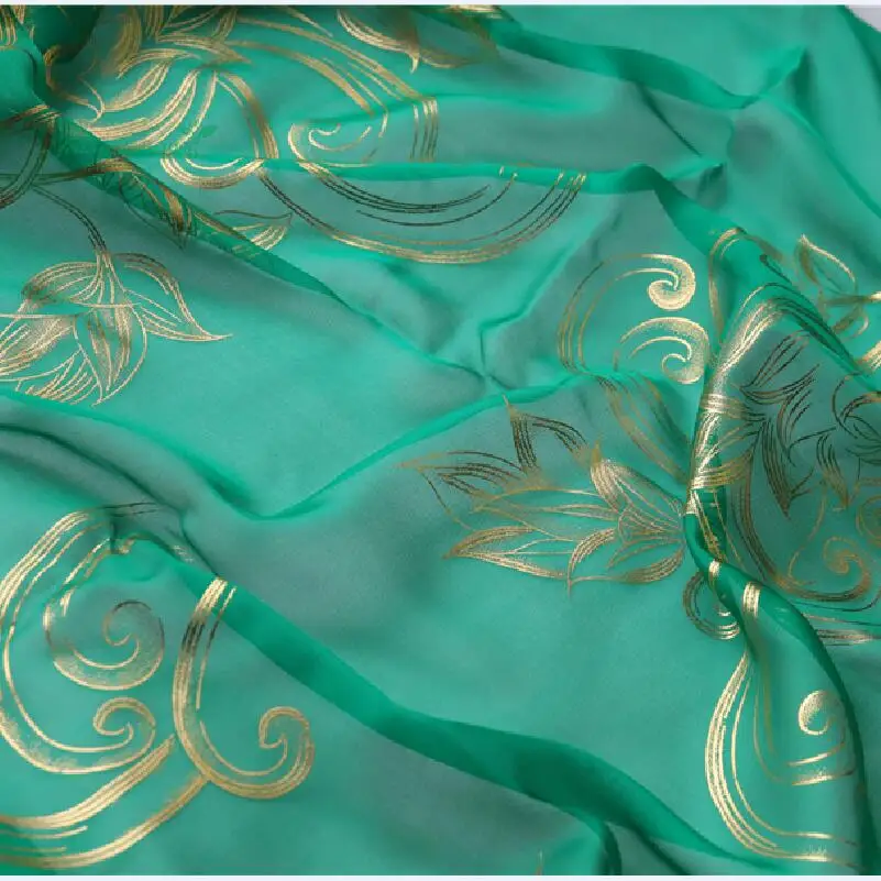 Китайская шелковая длинная юбка Hanfu популярная золотая классическая красивая Yushu