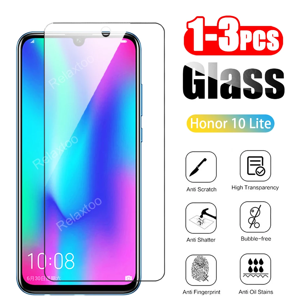 

Закаленное стекло для Honor 10 Lite, 10i, 10, 1-3 шт.
