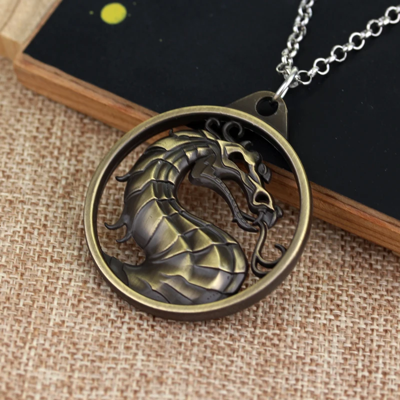 Ювелирные изделия из фильма файтинги ожерелье мертал Комбат винтажная Большая