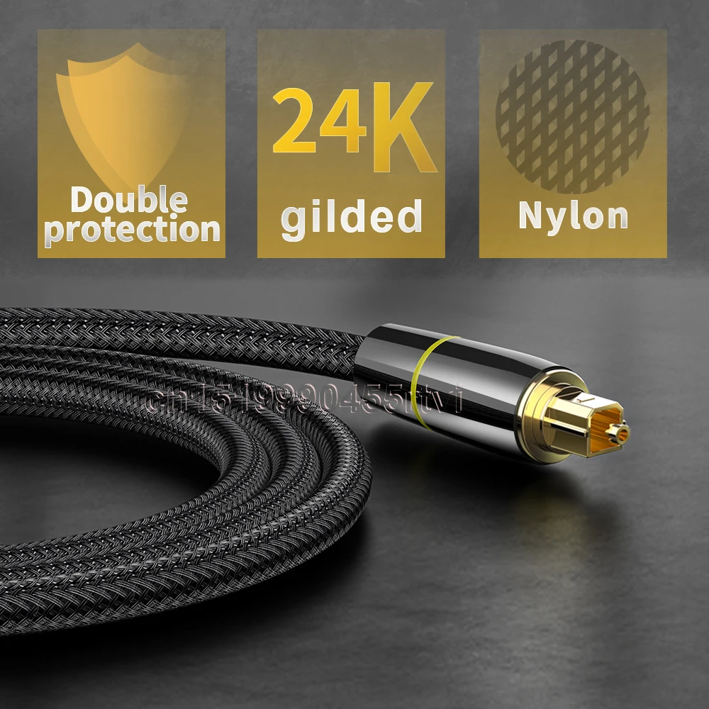 Цифровой оптический аудиокабель Toslink SPDIF Hi-Fi 5 1 кабель длиной от м до 10 для