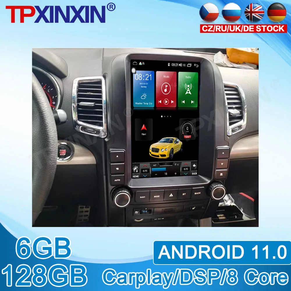 

Android 11 6G - 128GB Car DVD Player GPS Navigation For KIA Sorento 2009 2010 2011 2012 System Auto Radio Stereo DSP Multimedia