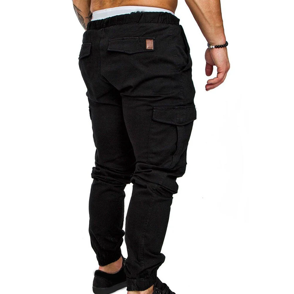 

Fashion Men's Jogging Cargo Long Pants Straight Leg Trousers Sports Fabala Slim Fit Pants Sweatpants Pencil Jogger Casual
