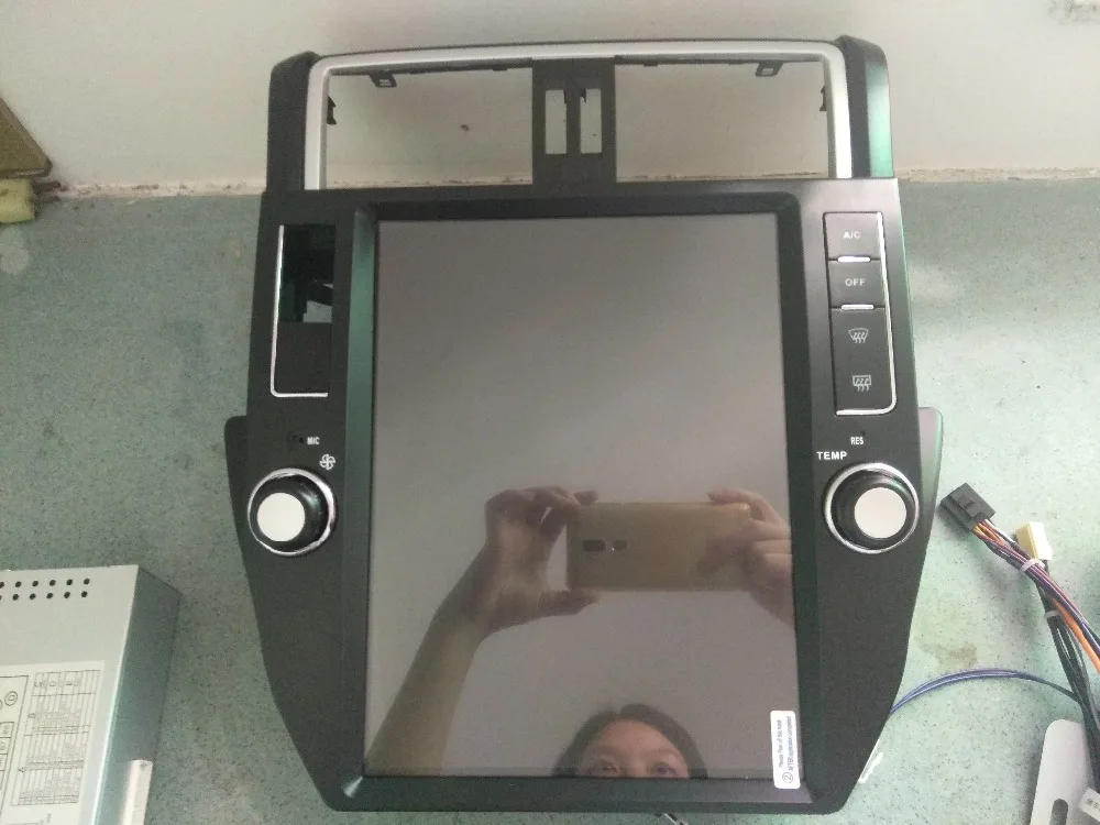 12 1 ''tesla style Android 9 0 автомобильный DVD плеер GPS навигация для Toyota Land Cruiser Prado 2010 2011 2012