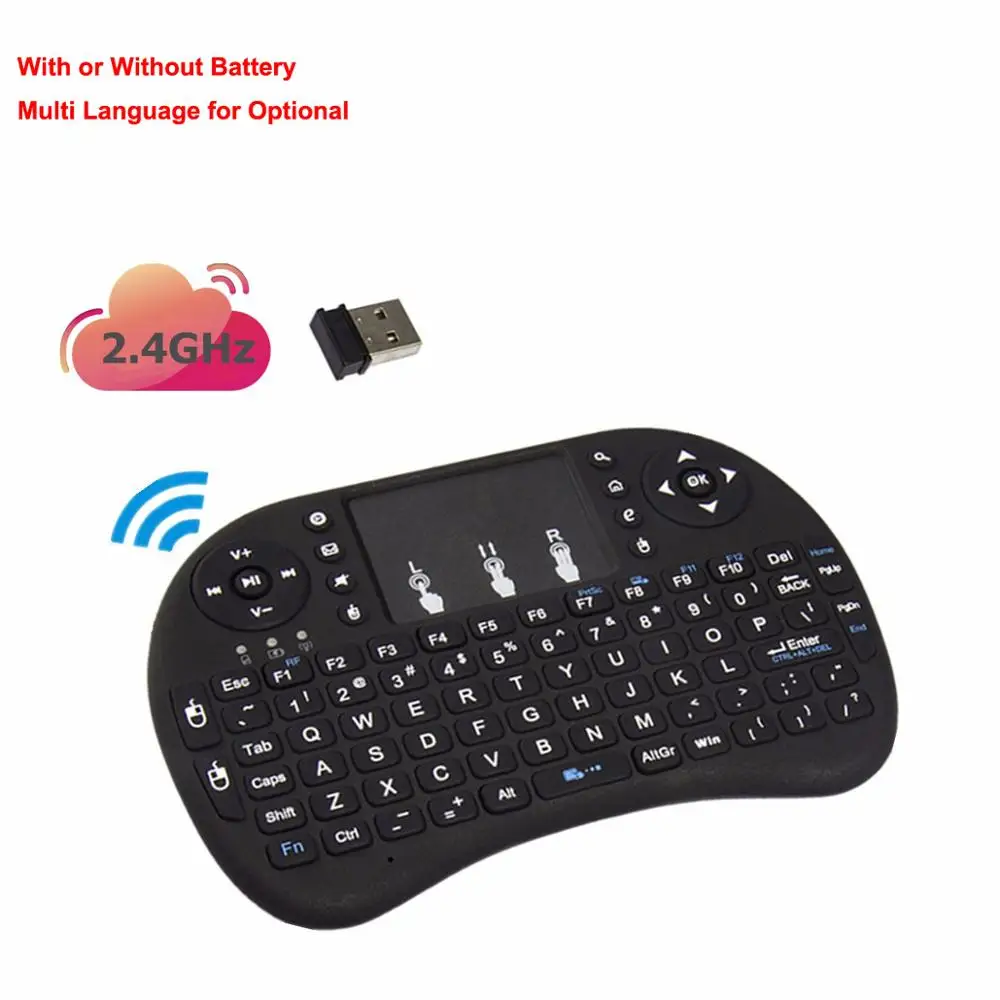 Беспроводная клавиатура i8 2 4g MINI Smart Remote Control на