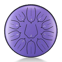 hluru steel tongue drum 6 inch drum 11notes tone d major ethereal rhythm hand pan drum instrument musical instruments